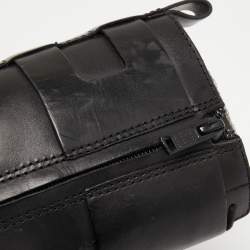 مملوكة مسبقًا Marc by Marc Jacobs Black Leather Lace Up Ankle Length Boots Size 36