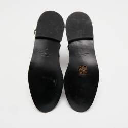 مملوكة مسبقًا Marc by Marc Jacobs Black Leather Lace Up Ankle Length Boots Size 36