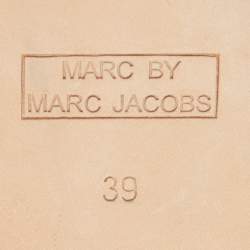 مملوكة مسبقًا Marc by Marc Jacobs Black Suede Ankle Cuff Flat Sandals Size 39