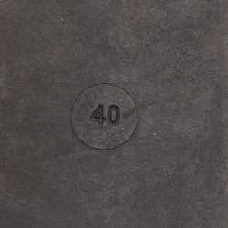 Pre Owned Marc by Marc Jacobs Gold/Black Leather Mouse Ballet Flats Size 40