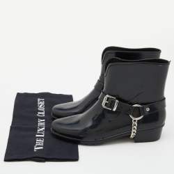 Marc by Marc Jacobs Black Rubber Rain Boots Size 38