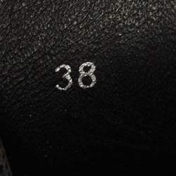 Pre Owned Marc by Marc Jacobs Black Suede Studded High Top Sneakers Size 38