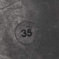 مملوكة مسبقًا Marc by Marc Jacobs White Bird Print Leather Ballet Flats Size 35