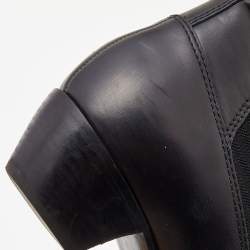 مملوكة مسبقًا Marc by Marc Jacobs Black Suede Chelsea Pointed Toe Ankle Booties Size 38