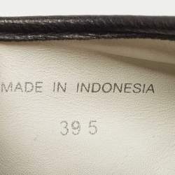 Pre Owned Marc by Marc Jacobs Black Leather Low Top Sneakers Size 39.5