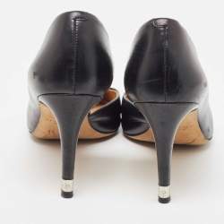 Marc by Marc Jacobs Black Leather D'orsay Pumps Size 38.5