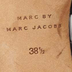 Marc by Marc Jacobs Black Leather D'orsay Pumps Size 38.5