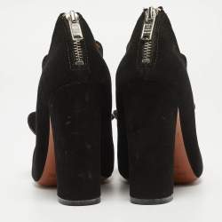 Marc by Marc Jacobs Black Suede Pumps Size 38.5