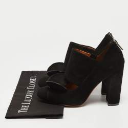 Marc by Marc Jacobs Black Suede Pumps Size 38.5