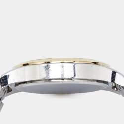 Marc By Marc Jacobs Silver Two Tone Stainless Steel Slim MBM3319 Women's Wristwatch 36 mm