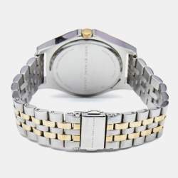 Marc By Marc Jacobs Silver Two Tone Stainless Steel Slim MBM3319 Women's Wristwatch 36 mm
