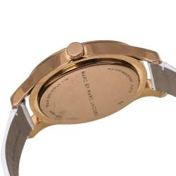 Marc By Marc Jacobs White Rose Gold Tone Stainless Steel MBM1201 Women's Wristwatch 40 mm