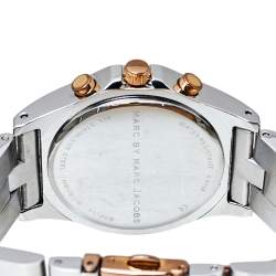 مملوكة مسبقًا  Marc By Marc Jacobs Silver Two-Tone Stainless Steel Blade MBM3178 Women's Wristwatch 41 mm