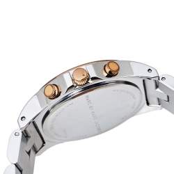 مملوكة مسبقًا  Marc By Marc Jacobs Silver Two-Tone Stainless Steel Blade MBM3178 Women's Wristwatch 41 mm