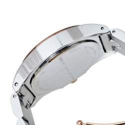 مملوكة مسبقًا  Marc By Marc Jacobs Silver Two-Tone Stainless Steel Blade MBM3178 Women's Wristwatch 41 mm