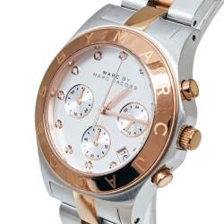 مملوكة مسبقًا  Marc By Marc Jacobs Silver Two-Tone Stainless Steel Blade MBM3178 Women's Wristwatch 41 mm