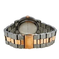 مملوكة مسبقًا مارك باي مارك جاكوبس أمي أم بي أم8597 ستانلس ستيل لونين رمادي 36 مم