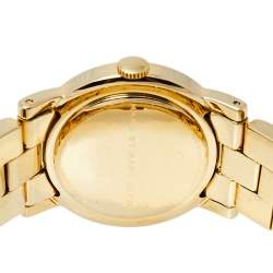 Marc By Marc Jacobs Grey Gold Tone Stainless Steel Amy MBM3273 Women's Wristwatch 36 mm