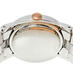 Marc By Marc Jacob Silver Two Tone Stainless Steel Amy MBM3194 Women's Wristwatch 36 mm