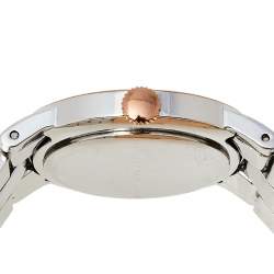 Marc By Marc Jacob Silver Two Tone Stainless Steel Amy MBM3194 Women's Wristwatch 36 mm