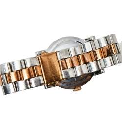 Marc By Marc Jacob Silver Two Tone Stainless Steel Amy MBM3194 Women's Wristwatch 36 mm