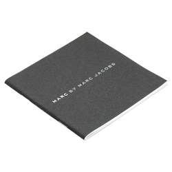 Pre Owned Marc by Marc Jacobs White Yellow Gold Plated Stainless Steel Amy MBM3056 Women's Wristwatch 36 mm