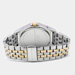 Marc By Marc Jacobs Silver Two Tone Stainless Steel Slim MBM3319 Women's Wristwatch 36 mm