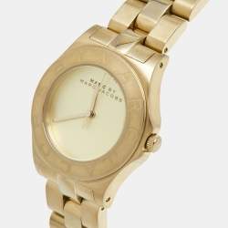 Marc by Marc Jacobs Champagne Gold Plated Stainless Steel Blake MBM3126 Women's Wristwatch 36 mm 