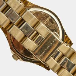 Marc by Marc Jacobs Champagne Gold Plated Stainless Steel Blake MBM3126 Women's Wristwatch 36 mm 