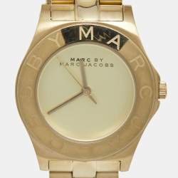 Marc by Marc Jacobs Champagne Gold Plated Stainless Steel Blake MBM3126 Women's Wristwatch 36 mm 