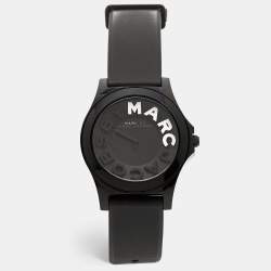 Marc by Marc Jacobs Black Perspex Rubber Sloane MBM4025 Women's Wristwatch 39 mm