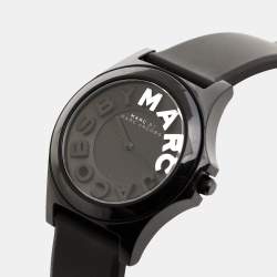 Marc by Marc Jacobs Black Perspex Rubber Sloane MBM4025 Women's Wristwatch 39 mm