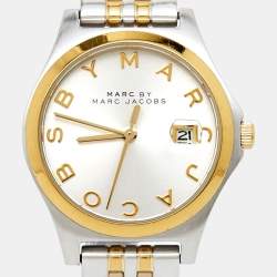 Pre Owned ساعة يد نسائية مارك باي مارك جاكوبس MBM3325 ستانلس ستيل ثنائي اللون فضية 30 مم