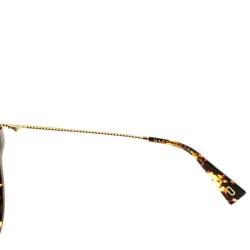 Marc Jacobs Brown Tortoise Gradient Marc 165/S Twisted Temple Cat Eye Sunglasses