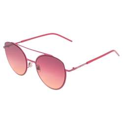 Pre Owned Marc Jacobs Pink Marc 37/S Aviator Gradient Sunglasses