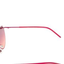 Pre Owned Marc Jacobs Pink Marc 37/S Aviator Gradient Sunglasses