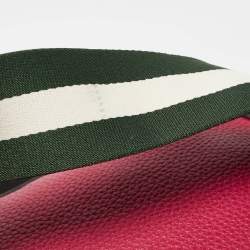 Marc Jacobs Fuchsia Leather Recruit Nomad Saddle Shoulder Bag