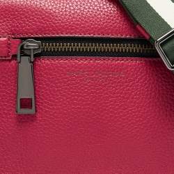 Marc Jacobs Fuchsia Leather Recruit Nomad Saddle Shoulder Bag