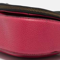 Marc Jacobs Fuchsia Leather Recruit Nomad Saddle Shoulder Bag