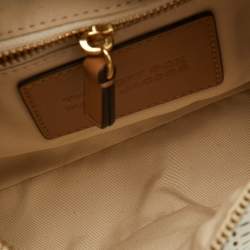 Marc Jacobs Ivory White Perforated Leather The Soft Box 23 Shoulder Bag