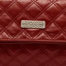 Marc Jacobs Red Quilted Leather Large Eugenie Clutch
