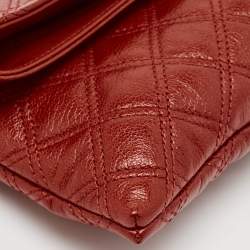 Marc Jacobs Red Quilted Leather Large Eugenie Clutch