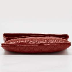 Marc Jacobs Red Quilted Leather Large Eugenie Clutch