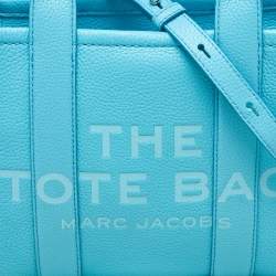 Marc Jacobs Aqua Blue Leather Small The Tote