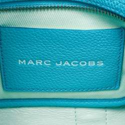 Marc Jacobs Aqua Blue Leather Small The Tote