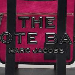 Pre Owned Marc Jacobs Black/Clear PVC Large The Tote Bag