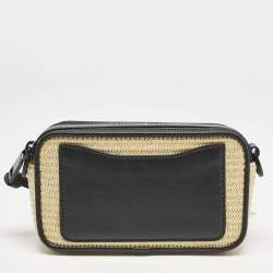 Marc Jacobs Black Patent Leather Snapshot Crossbody Bag