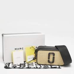Marc Jacobs Black Patent Leather Snapshot Crossbody Bag