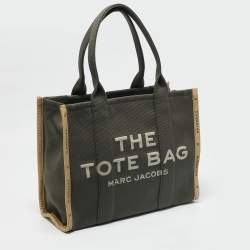 Pre Owned Marc Jacobs Green Canvas Large The Tote Bag