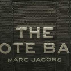 Pre Owned Marc Jacobs Green Canvas Large The Tote Bag
